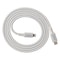 Ventev Chargesync Alloy USB C to Apple Lightning Cable 4ft, White AC4-WHT253045 - alternate 1
